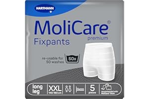 ‎MOLICARE MoliCare Premium Fixpants Inkontinenz Fixierhosen, XXL, 5 Stück