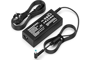 ETSSEMBO 65W Cargador HP Portátil para Pavilion x360 11 13 15 Stream 11 13 14 ProBook 430 440 450 446 455 470 G3 G4 G5 EliteBook 1040 G1 G2 250 255 G4 G5 840 G3 G5 741727-001 710412-001 Ordenador Alimentación