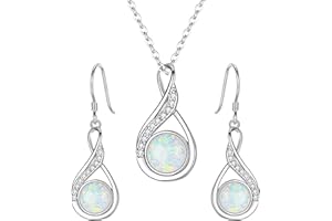 Clearine Señoras de plata de ley 925 boda novia novia CZ Cream perla cultivada infinito hoja vid colgante collar gancho pendientes joyas conjunto claro
