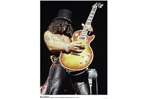 CLOSE UP Póster Guns N' Roses - Slash/Orange County Speedway, Middletown, NYC 1988 (59,5cm x 84cm)