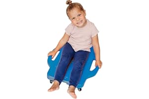 MagicMeadow Sensory Scooter Board | Autism Board for Motor Skills Enhancement, Autism Friendly, Toddler Scooter, Kids Scooter, 3+ Year Old, Scooter Boards for Kids Sensory | Blue