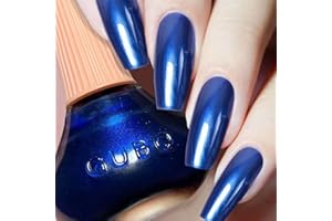 DouborQ Glitter Nail Polish Pearl Blue Glimmer Long-lasting Sequins Nail Art Varnish (18)