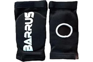 Barrus GOMITIERE Arti Marziali MMA Thai Padel PARAGOMITI Imbottito (SM, Nero)