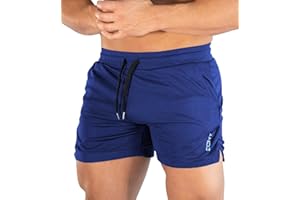 Superora Pantaloncini da Running Uomo 2 in 1 Pantalone Corto Sportivo Uomo Short Pantaloncini da Asciugatura Rapida Traspirante Outdoor