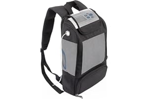 XITVVyg Portable Oxygen Concentrator Backpack, Mobile Oxygen Machine Carrying Bag, Compatible with Inogen, Oxygo, Caire Units, Breathable POC Backpack with Mesh Panels for Travel, Outdoor