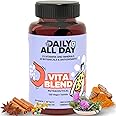 Daily All Day Multivitamin 120 Tablet for Men, Women, senior citizens, with Omega 369, D3, K2, b12, iron, Zinc, biotin, calcium, magnesium, Ginseng, Astaxanthin, Milk thistle, Ashwagandha, Moringa