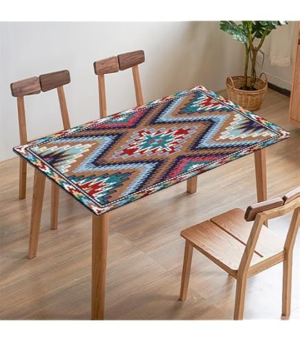FANSU Tovaglia Rettangolare Piazza Copritavolo con Bordo Elastico, 4/6/8FT Marmo Classico Copritavolo Tavolo Panno per Esterno Sala da Pranzo Cucina Ristorante Giardino (140x80cm,Grigio