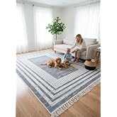 Kilim &Ccedil;ift Taraflı Bohem Seri Dokuma Kilim Gri-Beyaz (80 * 300 cm)