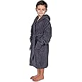 BEZZLISH HOME Boys Girls Bathrobe Soft Towel Hooded Robe Terry cloth Turkish Cotton Bathrobe (Age- 9 to 12) (ISH22)