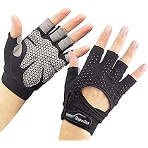 KARELLS Guanti da Traspiranti e Antiscivolo, Guanti Palestra Sollevamento Pesi Fitness, Guanti Palestra Uomo e Donna, per Allenamento, Sollevamento Pesi, Ciclismo, Crossfit, Gym, S
