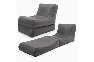 Jieyongxiang ‘Big Bertha Original, Liegestuhl Sitzsack, Sessel, Outdoor, Schiefergrau’