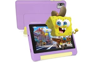 Freeski Kinder Tablet 7 Zoll, Tablet für Kinder mit Android 13 Quad Core, 8GB RAM+64GB ROM+128GB Erweiterbar, Wi-Fi, Bluetooth, Type-C, Kids Tablet, Rose