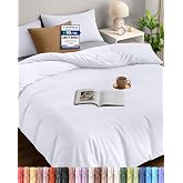 Utopia Bedding Duvet Cover for 180 Bed 220 x 260, White | Duvet Cover 220 x 260 cm and 2 Pillowcases 50 x 75 cm, Microfibre,