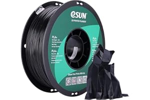 eSUN PLA+ Filament 1.75mm, 3D Drucker Filament PLA Plus, Maßgenauigkeit +/- 0.03mm, 1kg Spule (2.2 LBS) 3D Druck Filament für