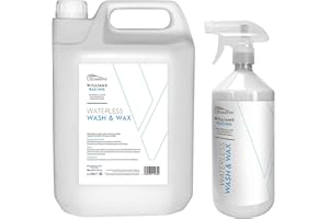 ROKIT WILLIAMS RACING Williams Racing Waterless Wash and Wax Car Cleaning kit 1L + 5L re-fill bottle
