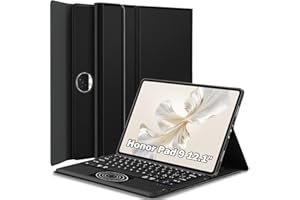 Wineecy Touchpad Tastiera Custodia per Honor Pad 9 12.1 Pollici Tablet 2024 [Layout Italiano] - Rimovibile Magnetica Wireless Bluetooth Keyboard e Slim Cover (Honor Pad 9)