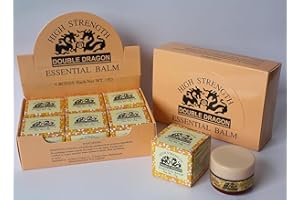 Double Dragon High Strength Essential Herbal Balm 15g | Rapid Relief for Muscle Aches, Joint Pain, Sports Injuries, Rheumatic Discomfort & Headaches | Safe for Adults & Kids| Vegan & Travel-Friendly