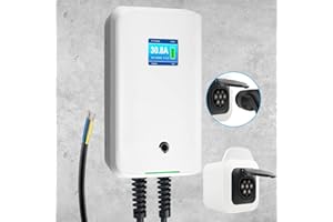 Morec 7,68 KW EV Chargeur Station de Recharge monophasé 32A avec Une Prise de câble et Un câble d'alimentation de 1m vers Le boîtier de Distribution Boîte Chargeur véhicule électrique Rapide