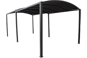 MILANI HOME MilaniHome.it - Gazebo da Giardino allungabile 3x3/6 per Auto esternodi coloreAntracite