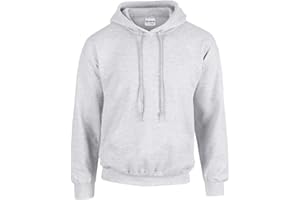 Gildan Men's Hoodie Adult 50/50 Hooded sweatshirt / 18500. Plain colour.