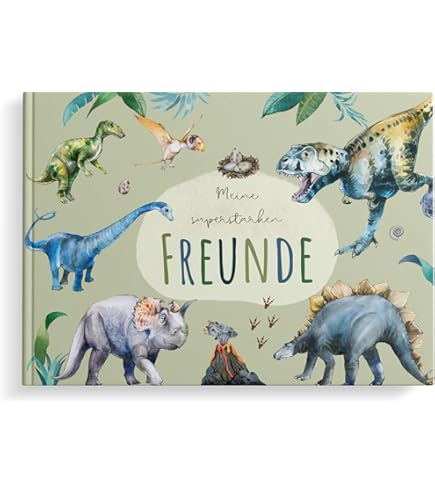 Pferde Freundebuch Für Kindergarten & Schule | 104 Seiten Mit Glitzer-Cover | Personalisierbar