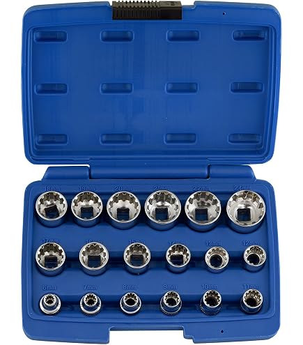 Stanley Proto 3/8 Zoll Steckschlüssel-Set – 5-teilig Mit Laufmatte Für Profi-Einsatz