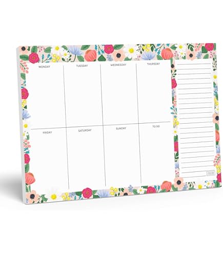 BusyB - Bloc-notes de planification semainier avec 52 pages détachables 2946