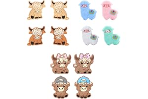 LdawyDE 12 Stück Maschenstopper, Stricknadel Stopper von Tierformen, Silikon Nadelstopper für Stricknadeln, Schutzkappe für Knitting Needles, Strickzubehör zum Schutz von Stricknadeln