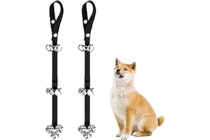 Wogenthrive 2 Pcs Dog Bells Toilet Training, Dog Doorbell Dog Training Dog Bell, Adjustable Dog Training Bells For Door Bells For Dogs, Dog Door Bells Dog Training Bell For Dog Puppy Toilet