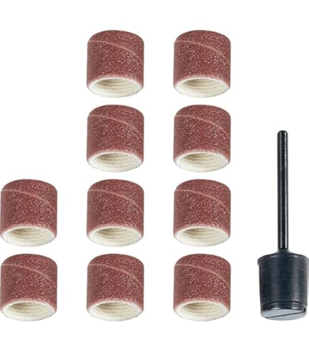 Kit 6 Lijas Cilíndricas 1/4 Gr. 60 Dremel 431 | Cuotas Sin Interés