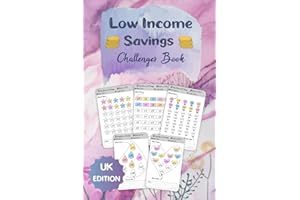Low Income Savings Challenges Book Uk: Simple and Fun Way to Save Money and Reach Your Saving Goals with Daily and Weekly Cash Savings Tracker from £50 to £1200