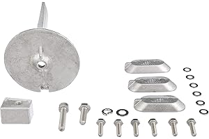 Quicksilver 8M6007993 Aluminum Anode Kit for Yamaha 4T 40-60 Hp Outboards