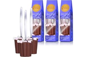 Harris & James MilkChocolate Hot Chocolate with Marshmallows - Pack of 3 Multipack Gift Set