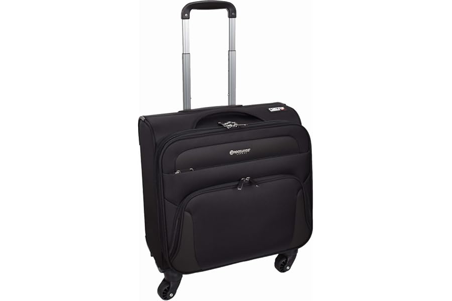 House Of Leather Business Organiser Office Travel Pilot Case 4 Wheeled Trolley Cabin Bag Chester