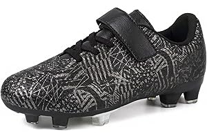 GRESKY Kids Football Boots Boys Girls Football Cleats Turf Trainers Athletics Sport Shoes