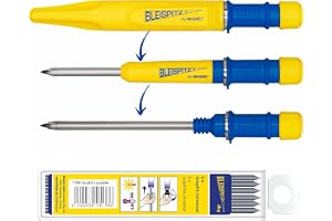 Blyspetsigt torrt magnetset (markörer med magnetlås, inkl. 6 påfyllningar, enhandsmanövrering, greppzoner mot glidning, bygel
