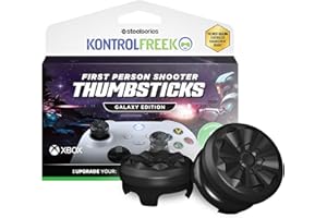 KontrolFreek FPS Freek Galaxy Black for Xbox One and Xbox Series X Controller | 2 Performance Thumbsticks | 1 High-Rise, 1 Mid-Rise | Black (Limited Edition)
