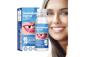 EVELOVEU Temporary Tooth Filling Repair Kit for Broken, Chipped, or Missing Teeth - Replace with False Teeth and Filler