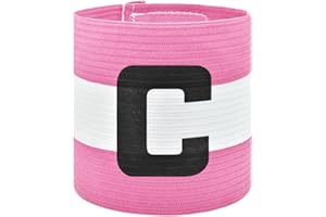 Mezeic Soccer Captain Armband Classic C Captain Bands Unisex Captain's Armband Youths & Adults Football Arm Bands Elastic Adjustable Sport Captains Armband
