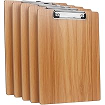 Lot De 2 Porte-blocs A4 Avec Pince - Noir, Plastique Durable, Trou De Suspension, Pour Bureau, Classe, Restaurant