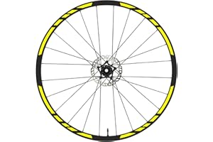 DualColorStampe Adesivi Cerchi Bici MTB 26'' - 27,5'' - 28-29'' Pollici Ruota Bici MTB Bike Stickers Cerchi MTB COD. B0097 (28-29'' Pollici, Giallo Fluorescente)