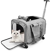Trasportino Animali Extra Large Con Ruote - Per Cani E Gatti Fino 20kg - Foto 9