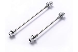 Wileosix Hex Locking Skewer M5 Hex Head Anti Theft Quick Release Secure Lock Skewers Set Cycling Wheels Locking