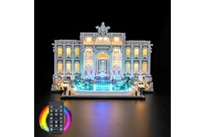 BRICKBLING Kit de luz de mando a distancia compatible con Lego 21062 Trevi Fountain (no modelo), juego de iluminación LED compatible con Lego Trevi Fountain juguete creativo