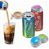 6 Stuks Siliconen Blikdeksel, Beste Blikdeksel Voor Frisdrank Van Standaardformaat Bpa Vrije Herbruikbare Siliconen Blikstop Of Beschermer