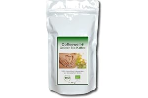 Coffeewell Green Organic Coffee (700g) - för kaffelavemang/detox - grönt ekologiskt kaffe - GMP-certifierad