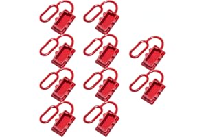 MOONDKIST 10Pcs Dust Water Resistant Connector Cap for Anderson Plug Cover Style Connectors 50AMP Battery Caravn Dust Cap