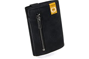 GUGGIARI® Cartera Hombre Cuero de Calidad –Cartera Suave con Monedero, Billetera y Tarjetero - Billeteras para Hombre, Cartera RFID Antirrobo - Carteras para Hombre, Billetera Hombre
