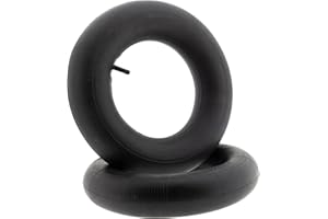 der kleine Handwerker 2 x Manguera para Rueda de Carretilla 4.80 / 4.00-8 Manguera de Repuesto para Rueda de Aire con válvula de Coche Manguera Interior Recta de Carretilla Juego económico