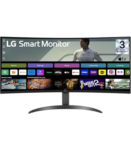 LG 32 inch Smart Monitor 32SQ730S 4K UHD, IPS (3840 x 2160